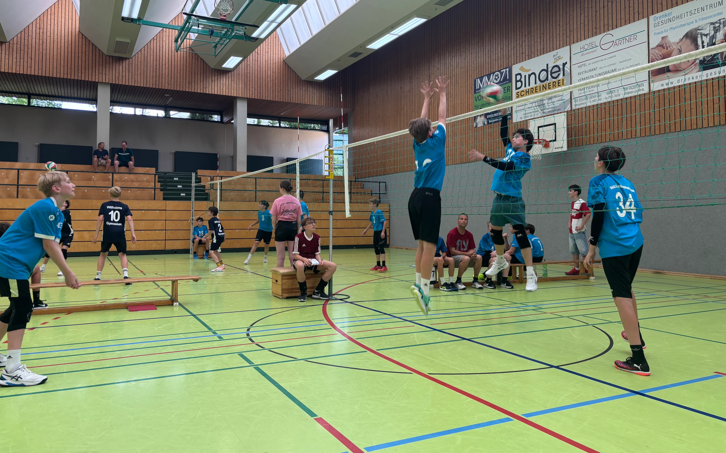 Bild 4: THG-Volleyballer erreichen das Landesfinale!