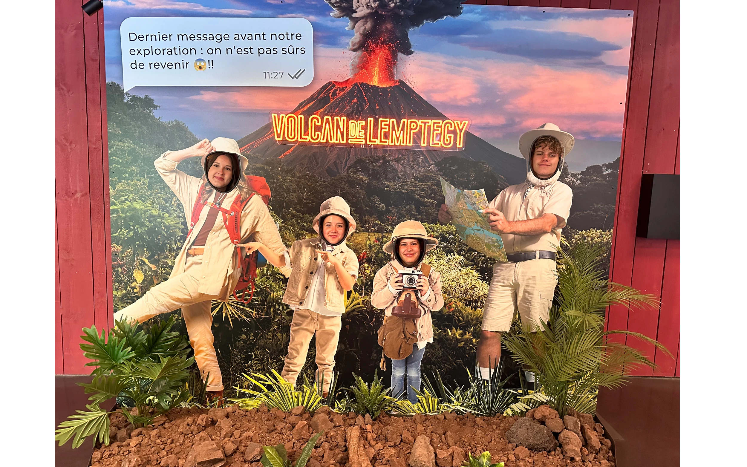 Bild 1: Exkursion Geographie LK nach Frankreich - Auvergne und Mont Blanc