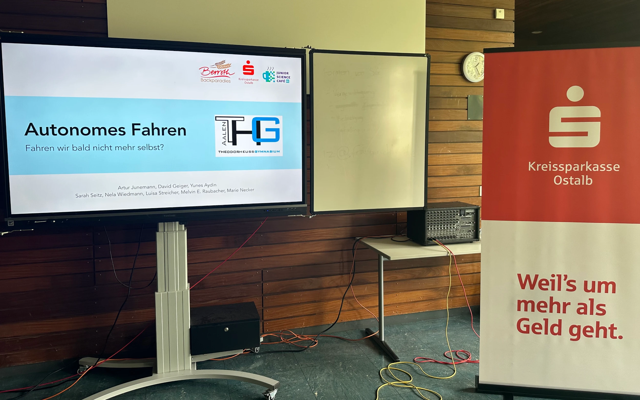 Bild 2: Junior Science Café am THG: Autonomes Fahren – Wie sieht die Mobilität der Zukunft aus?