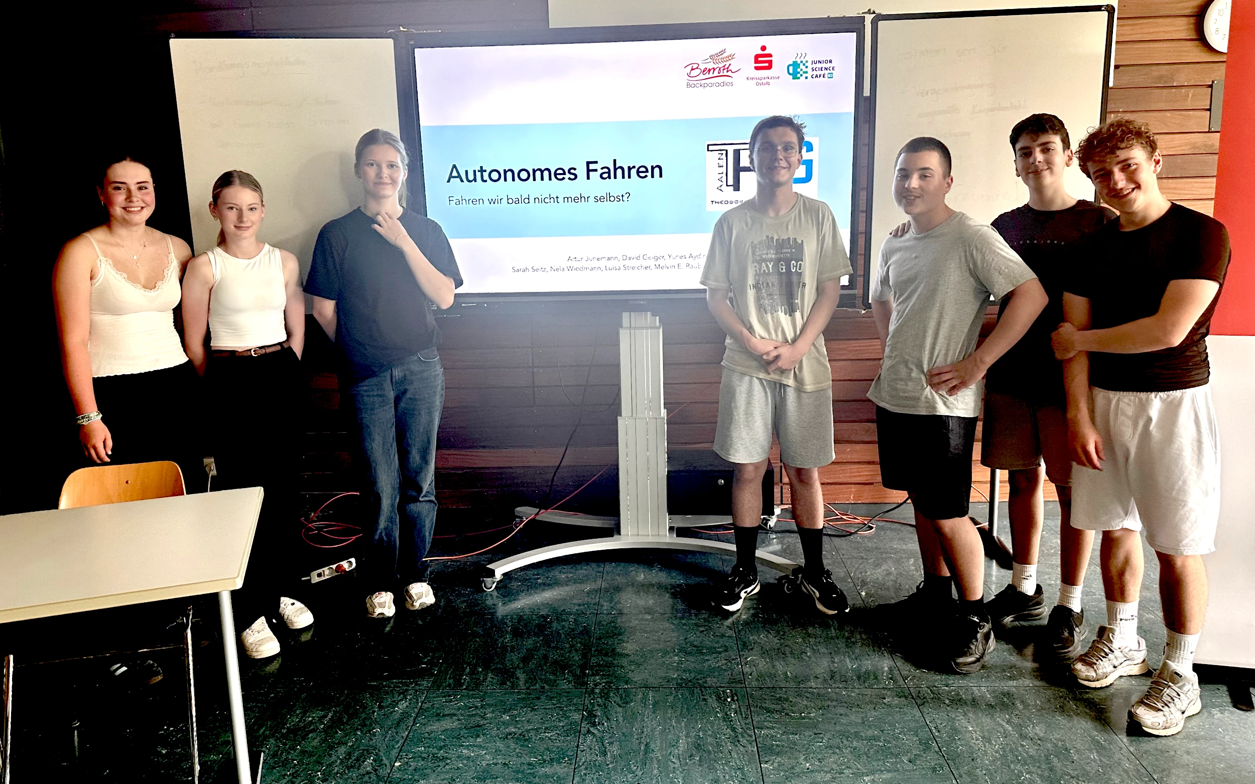 Bild 4: Junior Science Café am THG: Autonomes Fahren – Wie sieht die Mobilität der Zukunft aus?