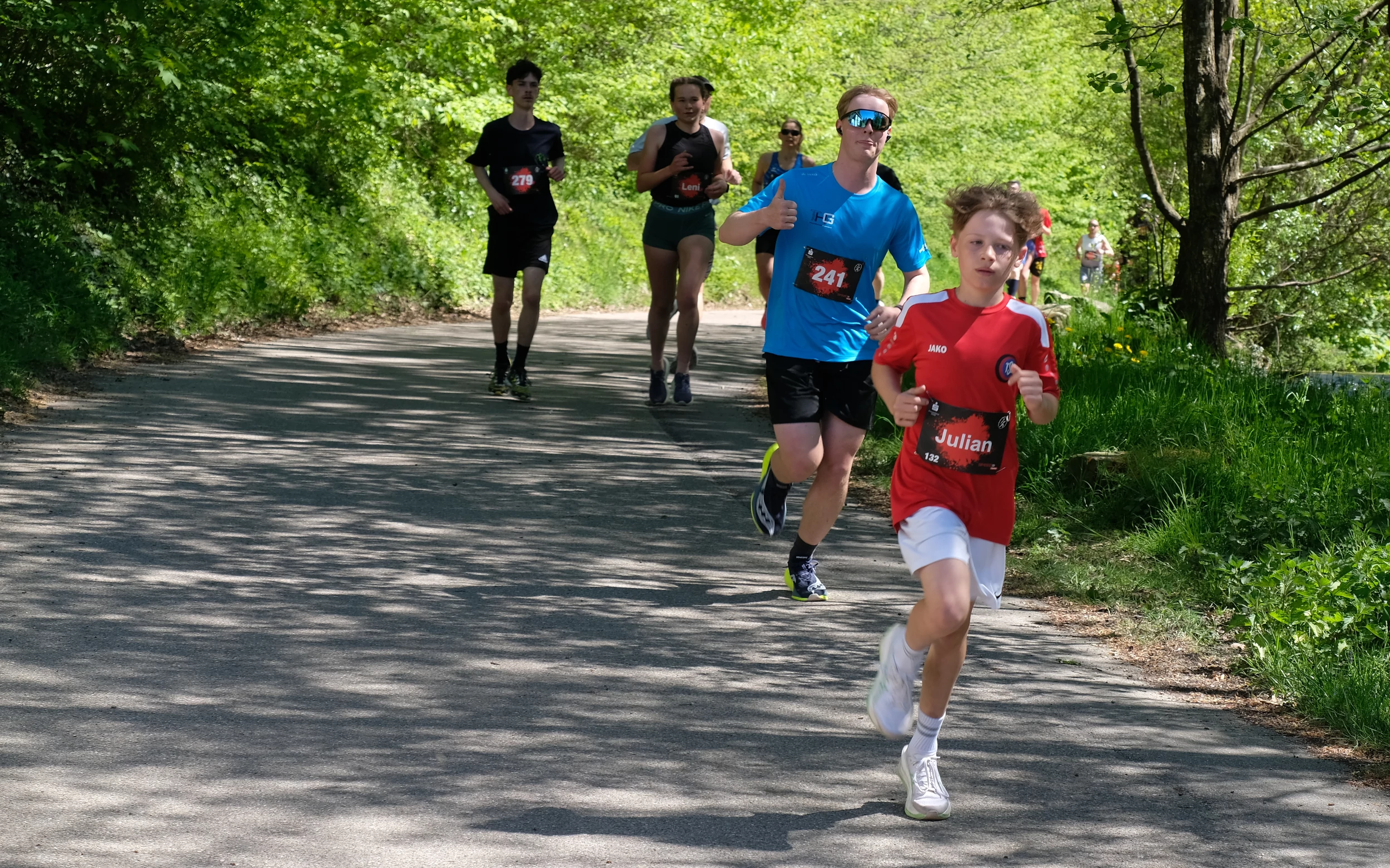 Bild 1: Ein erfolgreiches Wochenende beim Kocher Cup für das „Running Team THG“ 