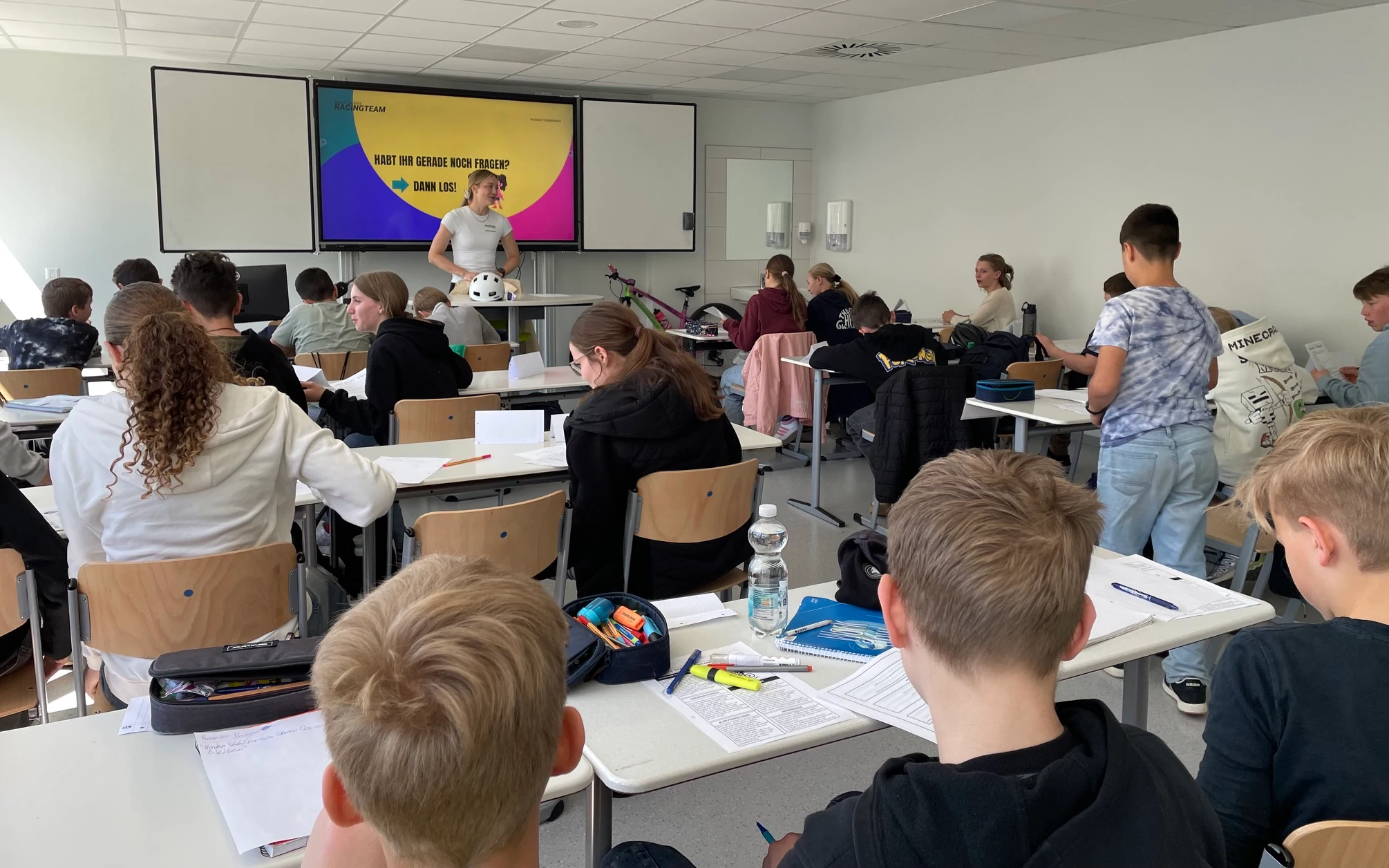 Bild 1: Zwei Weltmeister zu Gast am THG Aalen