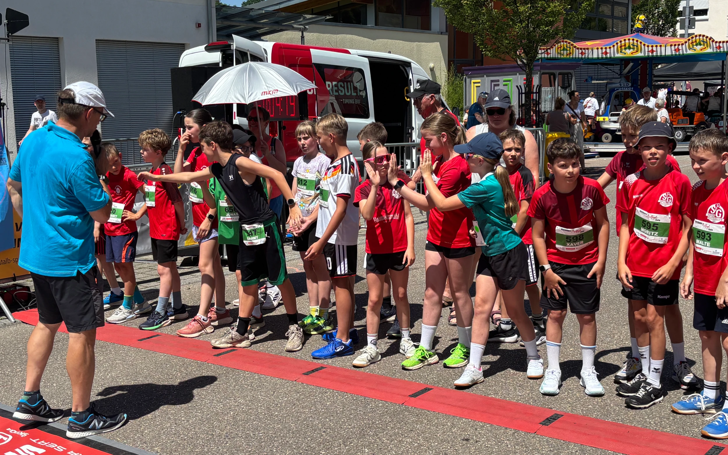 Titelbild: Muffigellauf 2026 – das Team THG trotzte der Hitze 