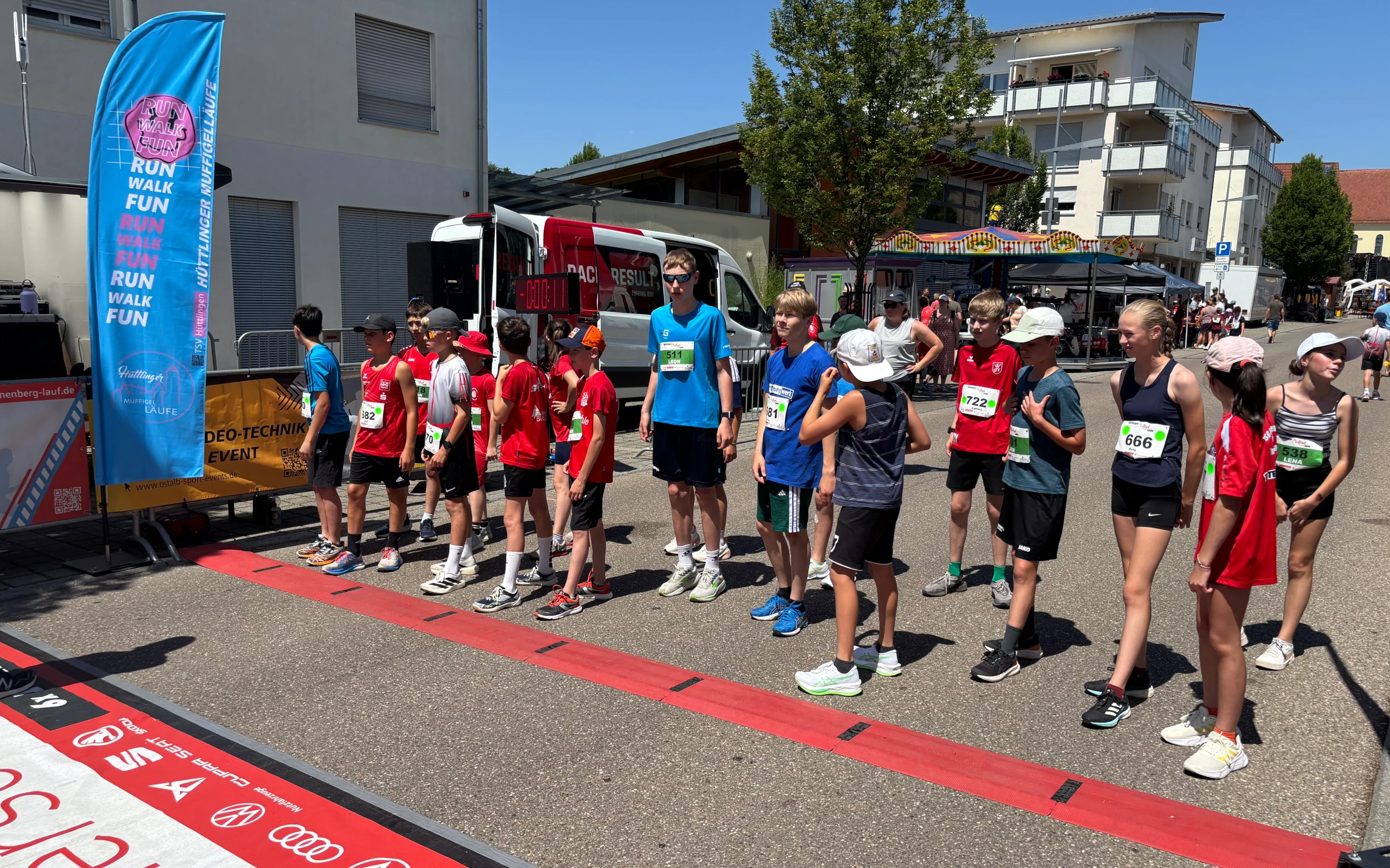 Bild 2: Muffigellauf 2026 – das Team THG trotzte der Hitze 